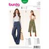 burdastyle Burda B6573 - Cartamodello per Pantaloni, Dimensioni: 19 x 13 x 1 cm, Colore: Bianco
