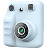 NVOQILIN Stampa istantanea della fotocamera con 1 rotolo di carta termica per fotografia creativa con filtro trasparente per immagini