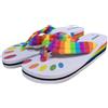 Cox Infradito Gomma Zeppa Fasce Spugna, BIANCO
