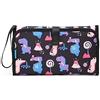 Myazs Fasciatoio pieghevole portatile per bambini, impermeabile, borsa da viaggio 2 in 1, fasciatoio con stampa di dinosauri, fasciatoio per neonati, fasciatoio, copertura per pannolini per bambini, borsa