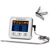 Aigostar Elliott - Termometro Cucina/Timer Cucina, Termometro Alimentare con Display LCD Retroilluminato, Funzione di Allarme, Letture Veloci e Accurate. Cottura BBQ Forno Arrosto Griglia.