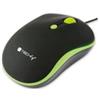 Techly Mouse Ottico USB 1600 Dpi Nero/Verde