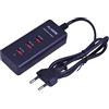 Alantik USB Charger Alantik 3 porte USB con cavo di alimentazione