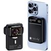 Techly Power Bank Wireless Magnetico 3 in 1 con LED 10.000 mAh 22,5W Nero