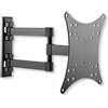 Techly Supporto a Muro per TV LED LCD 23-42'' Inclinabile 3 Snodi Nero