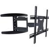 Techly Supporto a Muro Ultra Slim per TV LED LCD 40-65'' Full Motion Nero