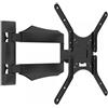 Techly Supporto a Muro Slim per TV LED LCD 25-52'' Full Motion Nero
