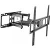 Techly Staffa da Muro con Doppio Braccio per TV LED/LCD 37-70''