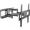 Techly Staffa da Muro con doppio braccio per TV LED/LCD 32-55''