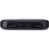 Rivacase Battery Bank 5.000 mAh Nera Prese: USB-A x 2 , USB-C