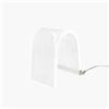 Vesta LAMPADA DA TAVOLO PICCOLA ARC LINE LED 4200°K / 24 Volt - 12 W/Mt IN CRISTALLO ACRILICO TRASPARENTE