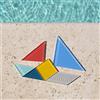 Vesta TANGRAM GIOCO DA TAVOLO IN CRISTALLO ACRILICO COLORATO