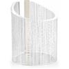 Vesta WAVE LAMPADA DA TAVOLO 01081 CALYPSO LED 4200°K 24 Volt - 12 W/Mt IN CRISTALLO ACRILICO TRASPARENTE DECORATO
