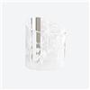 Vesta WAVE LAMPADA DA TAVOLO 01081 JANE LED 4200°K 24 Volt - 12 W/Mt IN CRISTALLO ACRILICO TRASPARENTE DECORATO