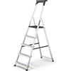 Drabest Scalette Serie Pro Scaletta In Alluminio Scaletta Domestica A 5 Gradini 150kg