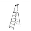 Drabest Scala Pro In Alluminio Con Ripiano, 6 Gradini, 150 Kg