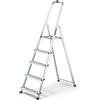 Drabest Scala Domestica In Alluminio A 5 Gradini Portata 125kg