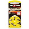 Ansmann Batteria bottone Zinco-Aria da 1,4V Conf 6 pz
