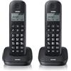 Brondi Cordless Gala Twin - Display Alfanumerico, Rubrica 20 Contatti, Identificativo Chiamante, 5 Suonerie, Tasti Grandi