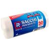 RMOVE 1 Rotolo da 30 Sacchi Rifiuti 40x42cm con Maniglie Trasparenti RMOVE