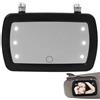 CAMEIRGOU Specchietto Per Il Trucco Per Auto, Specchio Parasole Per Auto Con Luci A LED, Specchio Cosmetico Per Auto, Visiera Parasole Specchio Per Il Trucco Con Sensore Di Tocco