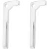 EMSea 2 lame per chiave auto vuote per veicoli intelligenti, lama non tagliata, compatibile con Mercedes W204 W212 W176 W246 argento 49 x 19 mm