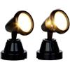 Lemax Round Spot Light - Set di 2 Micro Faretti Orientabili a LED - Cod. 44756