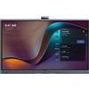 Yealink MeetingBoard 65 Pro 65 4K Soluzione all-in-one con touch screen, 3 telecamere da 50 MP e 16 microfoni MEMS per sale piccole