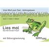 jandorfverlag Lies mal 2 (mit Silbengliederung) - Das Heft mit dem Frosch: Vom Wort zum Text - Anfangslesen