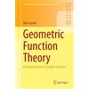 Springer Geometric Function Theory: A Second Course in Complex Analysis