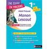 Nathan Manon Lescaut: Bac Français 1re ; Parcours personnages en marge, plaisir du romanesque: Parcours Personnages en marge, plaisir du romanesque bac français 1re