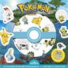 Dragon D'Or Pokémon: 30 stickers épais repositionnables, 4 décors à compléter