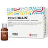 CEREBRAIN Damor - Cerebrain Integratore Alimentare con Colina Bitartrato e Vitamina B12, 12 Flaconcini da 15 ml