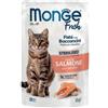 Monge Cat Fresh Patè con Bocconcini Sterilizzato Ricco in Salmone Busta 85gr