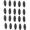 Kuuleyn Carp Method Feeder, 20 Pezzi Connettori per Metodo di Pesca alla Carpa, Perline di Arresto Esterne Filettate Accessori per Feeder