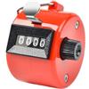 Generic Contatore clicker, mini strumento portatile a 4 cifre per golf, campo da baseball, lavoro a maglia, giro, pesca e inventario (rosso)