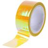 carotoe Cerchi di nastro glitterato per decorazione di ginnastica ritmica, strumenti per mascheratura, 1 pezzo