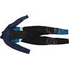 Naroote Muta Intera da Donna, da 3 Mm, per Nuoto, Snorkeling e Immersioni, Poliestere Ad Alta elasticità con Neoprene Impermeabile (XL)