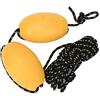 Naroote Palla Galleggiante per Boa per Kayak con Gancio e Corda Resistenti per di Ancore da Pesca, Cavo in Nylon da 8,5 M, Leggero e Compatto (Set Corda Doppia Palla Gialla)