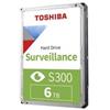 Toshiba S300 Surveillance Hard Disk Interno 6TB 3.5″ - HDWT860UZSVA