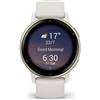 Garmin vívoactive 5 - Ivory - intelligente Uhr mit Band - Silikon - Handgelenkgröße: 125-190 mm - Anzeige 3.04 cm (1.2″) - 010-02862-11