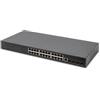 DIGITUS 24- Port Gigabit Switch, 19 Zoll, Managed, 4 SFP+ Uplinks - DN-80223