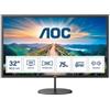 AOC V4 Q32V4 - 80 cm (31.5″) - 2560 x 1440 Pixel - 2K Ultra HD - LED - 4 ms - Nero - Q32V4