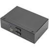 DIGITUS KVM Switch, 2x1 DP, DP Out, USB - DS-12851