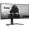 iiyama GCB3482WQSU-B1 Monitor Curvo 34″ UWQHD Business/Gaming - GCB3482WQSU-B1