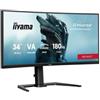 iiyama G-MASTER Curved Monitor 34″ UWQHD Business/Gaming - GCB3484WQSU-B1