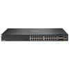 HPE Aruba 6200F 24G Class4 PoE 4SFP+ 370W Switch - Switch - distanza massima di stacking 10 km - L3 - gestito - 24 x 10/100/1000 - JL725B#ABB