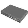 DIGITUS Iniettore PoE Gigabit Ethernet a 8 porte, 802.3bt, 250 W - DN-95118