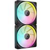Corsair iCUE Link LX140 RGB - Ventola per case - 140 mm - Nero (confezione da 2) - CO-9051028-WW