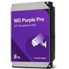 Western Digital WD Purple Pro WD8002PURP - Disco rigido - 8 TB - videosorveglianza, Smart Video - interno - 3,5″ (8,9 cm) - WD8002PURP